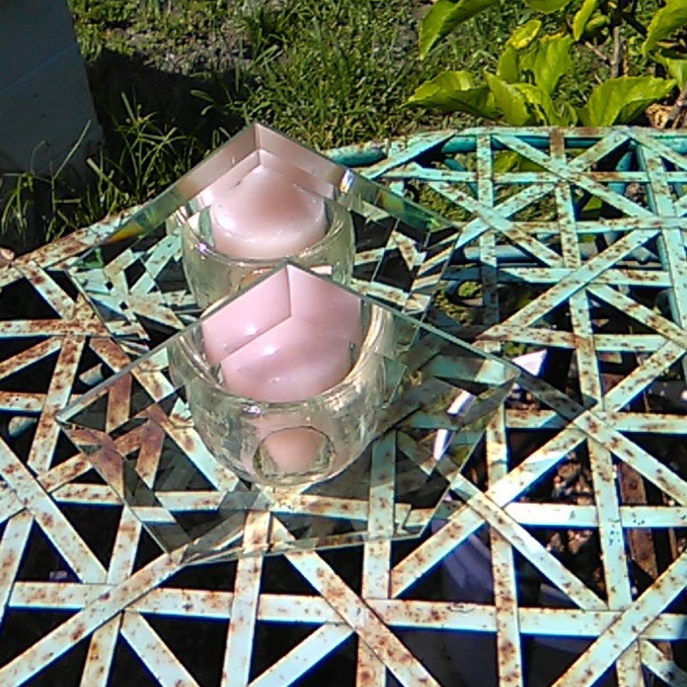 Glass Voltive Candle Holder